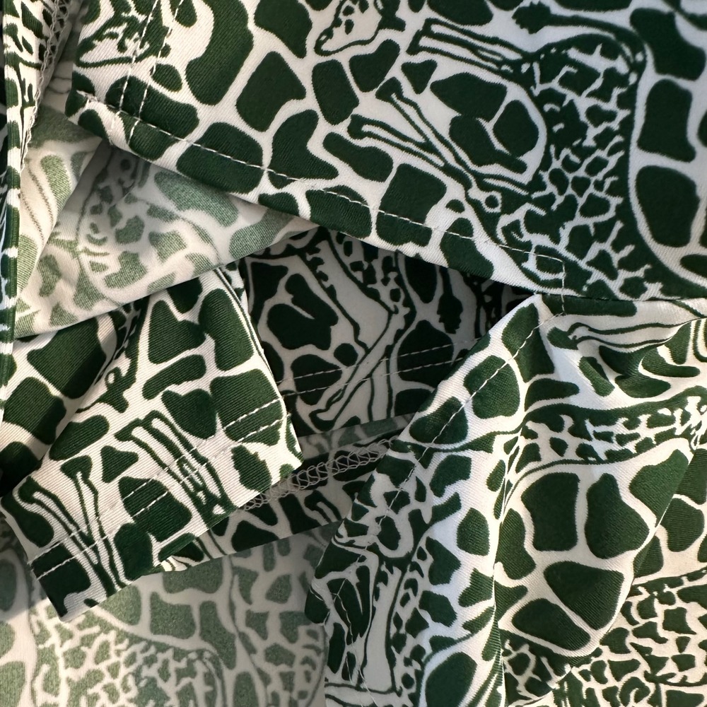 Jude Connally Green Giraffe Print Skort XL Activewear Golf Tennis Skirt Pockets - Picture 8 of 9